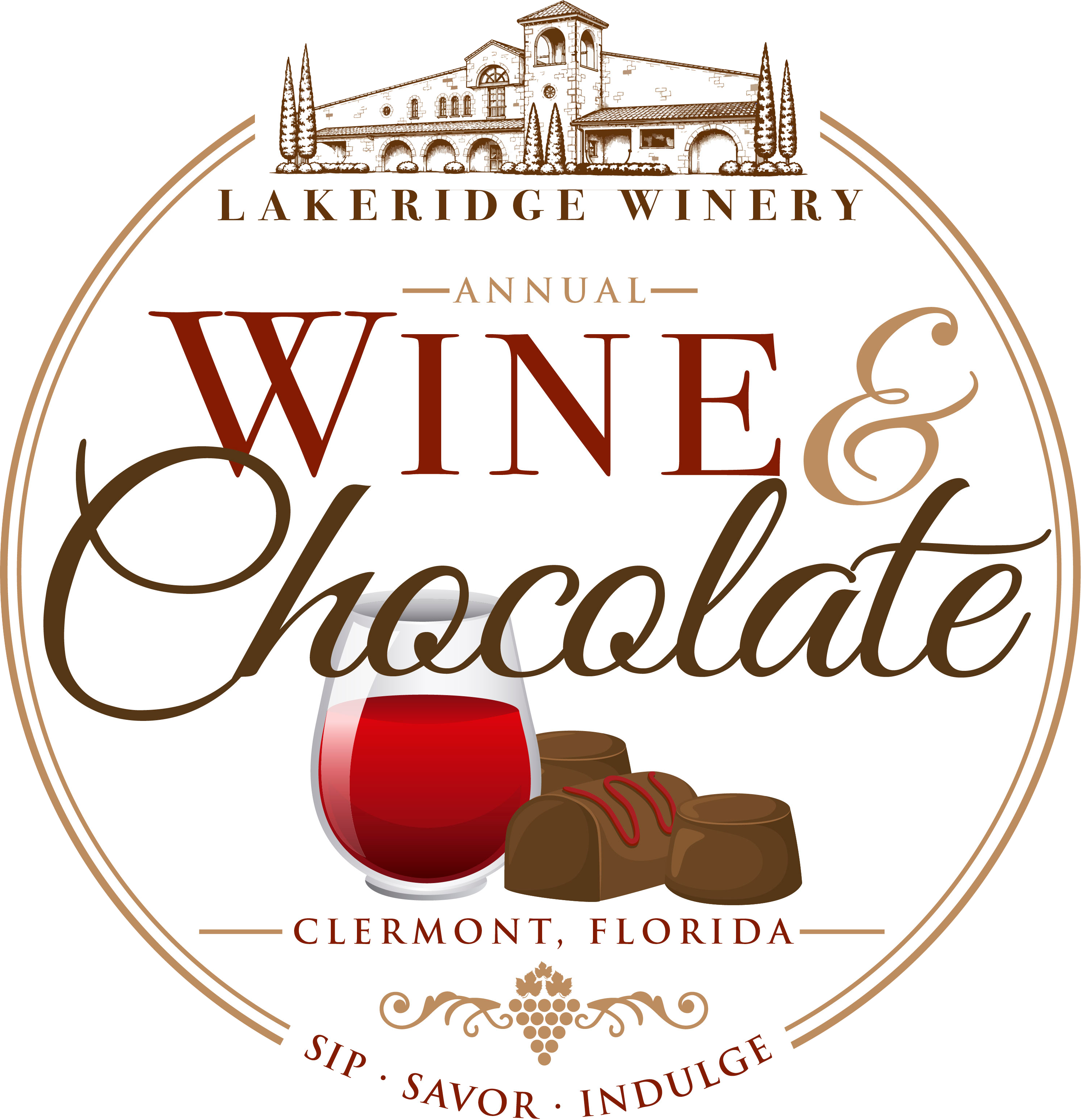 Annual Wine & Chocolate Festival Logo