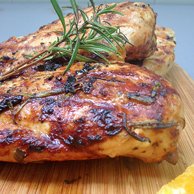 Spice rubbed chicken breast